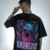 DXM FACE OF HORROR UNISEX LOOSE FIT T-SHIRT